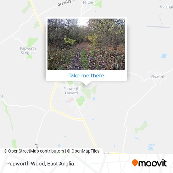 Papworth Wood map