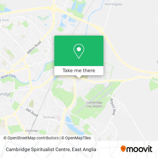 Cambridge Spiritualist Centre map