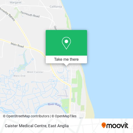 Caister Medical Centre map