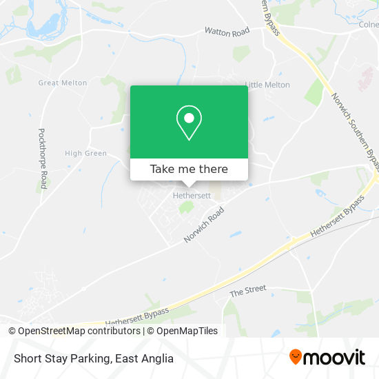 Short Stay Parking map