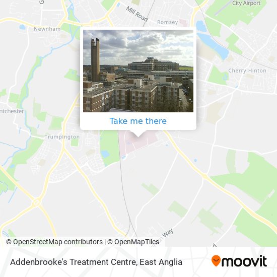 Addenbrooke's Treatment Centre map