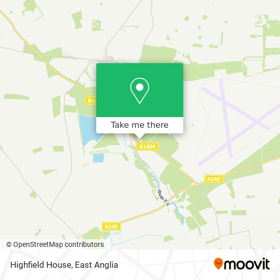 Highfield House map