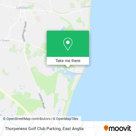 Thorpeness Golf Club Parking map