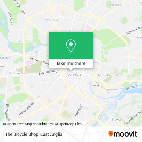 The Bicycle Shop map