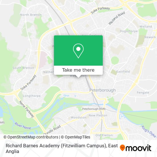 Richard Barnes Academy (Fitzwilliam Campus) map