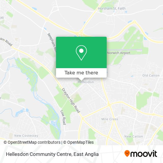 Hellesdon Community Centre map