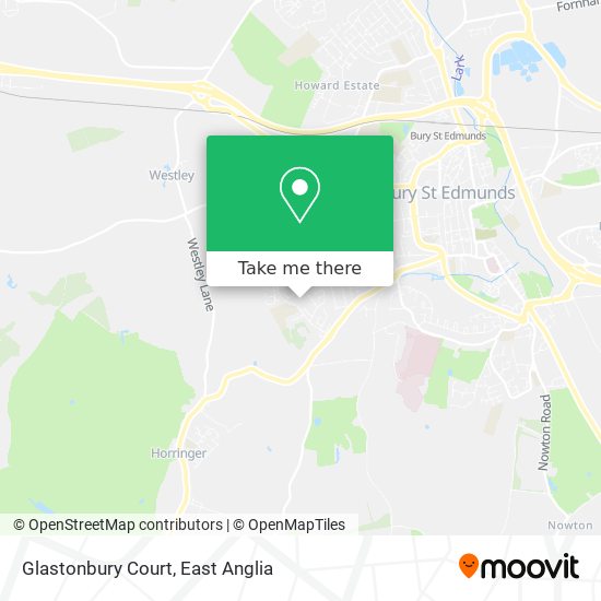 Glastonbury Court map