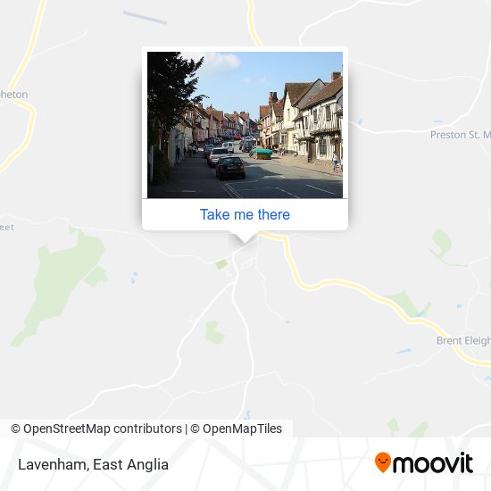 Lavenham map