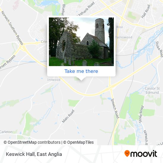 Keswick Hall map