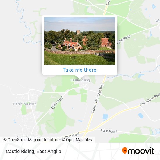 Castle Rising map