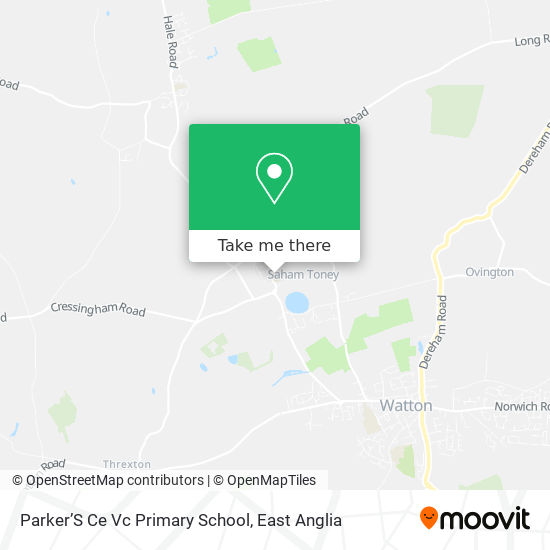 Parker’S Ce Vc Primary School map