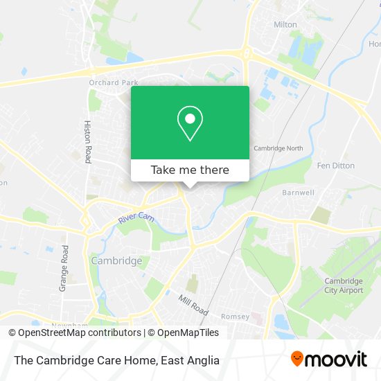 The Cambridge Care Home map
