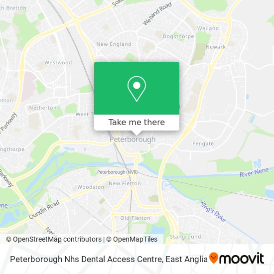 Peterborough Nhs Dental Access Centre map