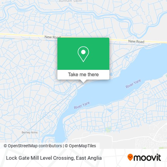 Lock Gate Mill Level Crossing map