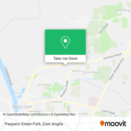 Peppers Green Park map