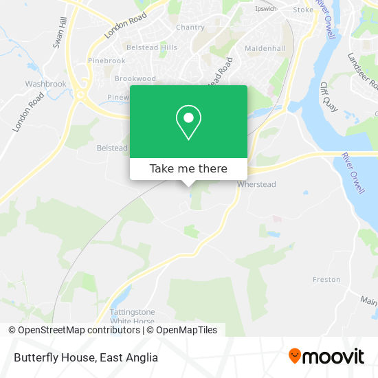 Butterfly House map