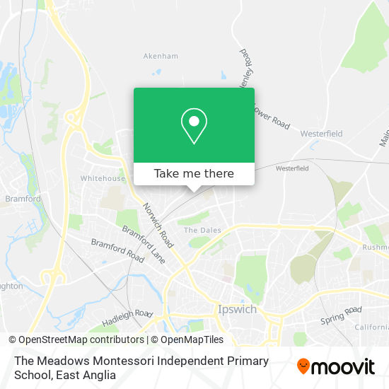 The Meadows Montessori Independent Primary School map