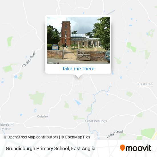 Grundisburgh Primary School map