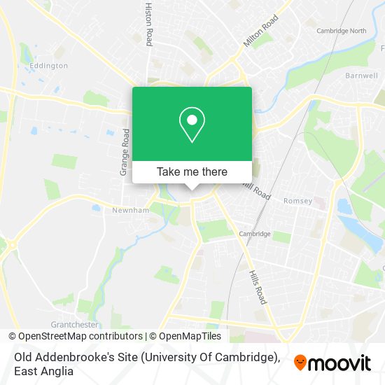 Old Addenbrooke's Site (University Of Cambridge) map