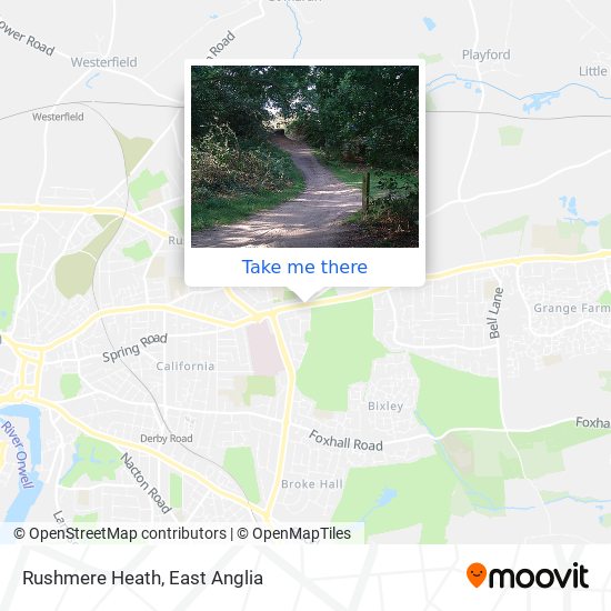 Rushmere Heath map