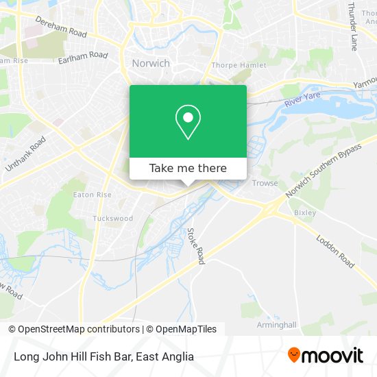 Long John Hill Fish Bar map