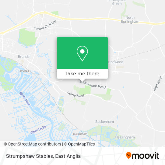 Strumpshaw Stables map