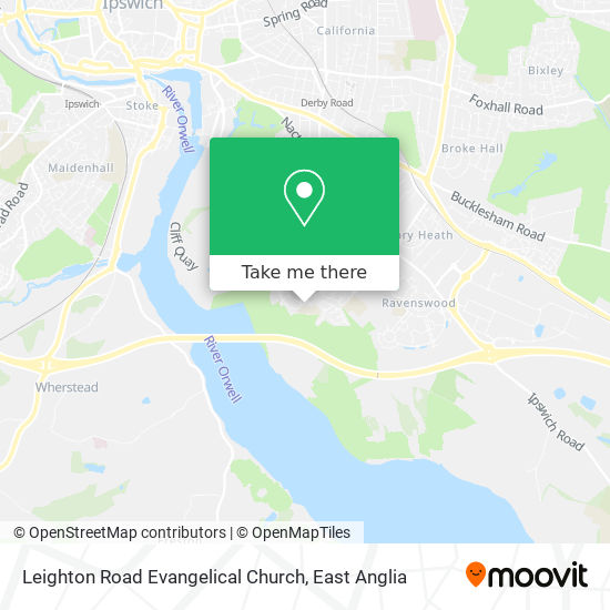 Leighton Road Evangelical Church map