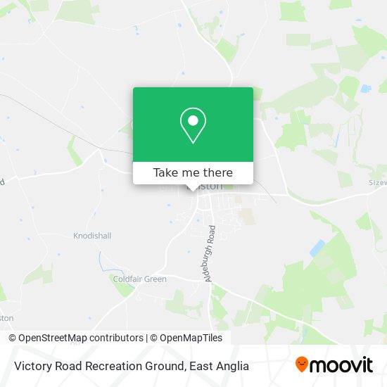 Victory Road Recreation Ground map