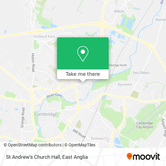 St Andrew's Church Hall map