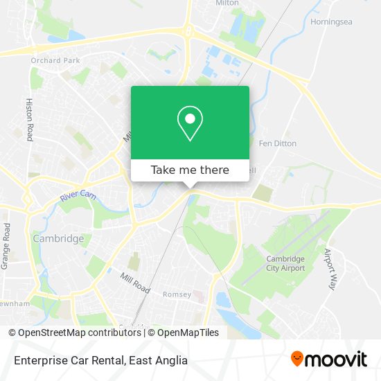 Enterprise Car Rental map
