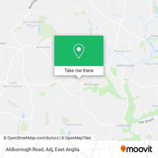 Aldborough Road, Adj map