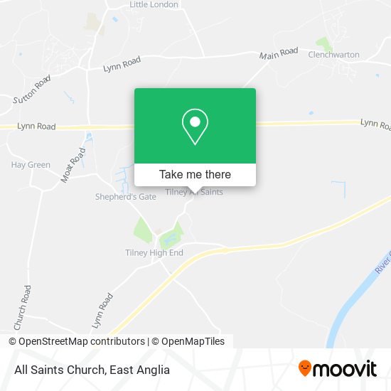 All Saints Church map