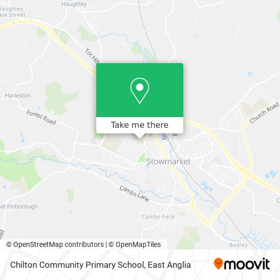 Chilton Community Primary School map