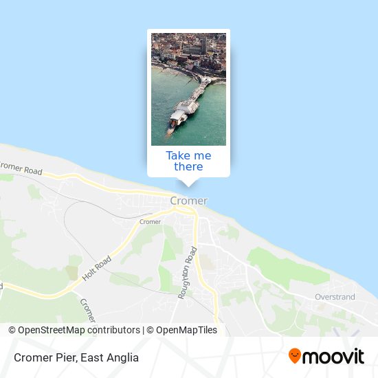 Cromer Pier map