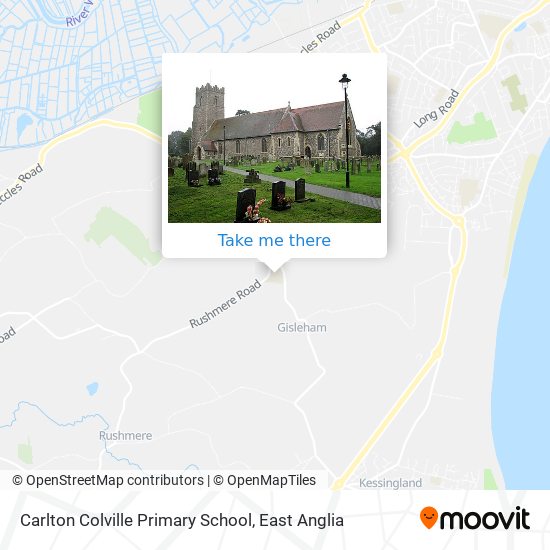 Carlton Colville Primary School map