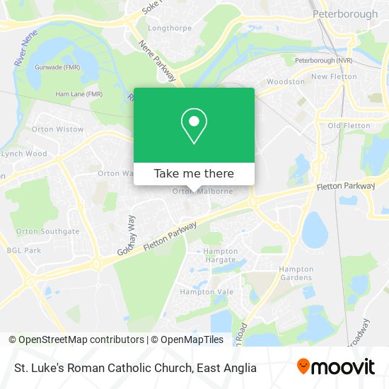 St. Luke's Roman Catholic Church map