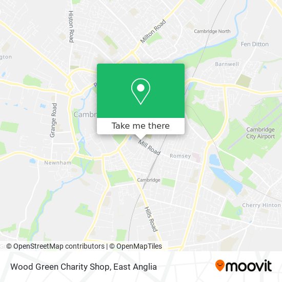 Wood Green Charity Shop map