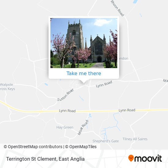 Terrington St Clement map