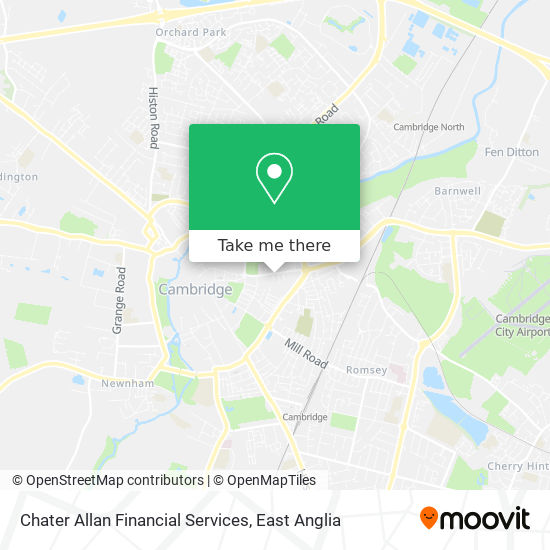 Chater Allan Financial Services map