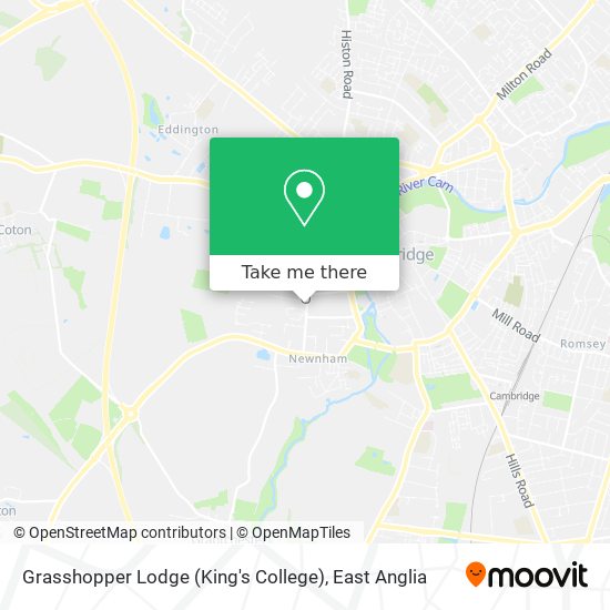 Grasshopper Lodge (King's College) map