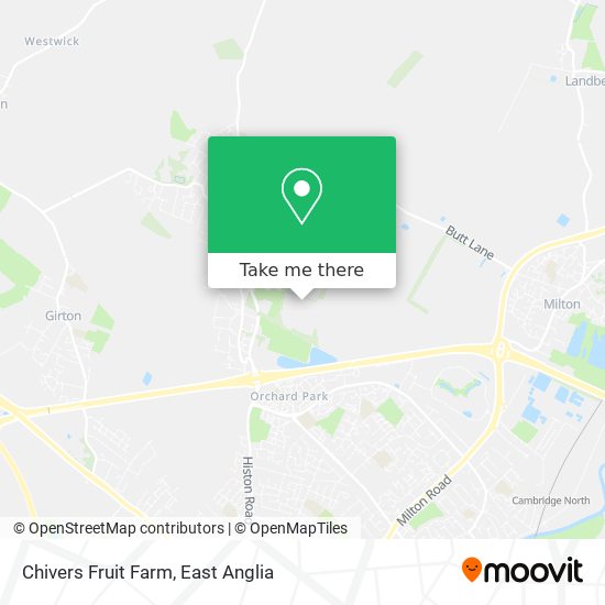 Chivers Fruit Farm map