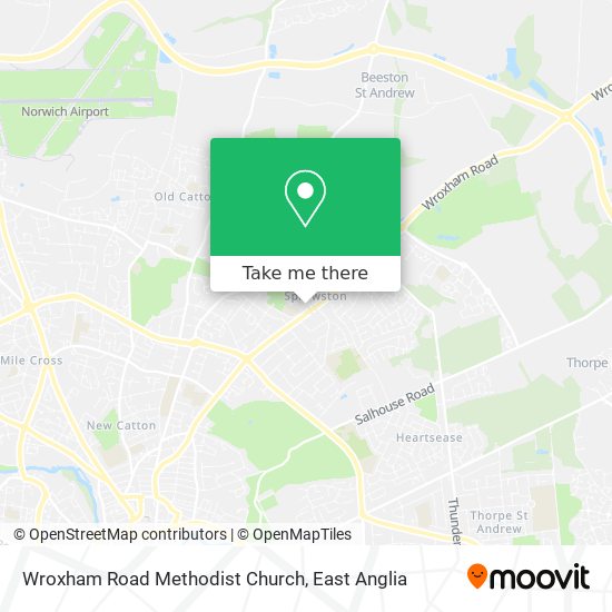 Wroxham Road Methodist Church map