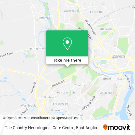 The Chantry Neurological Care Centre map
