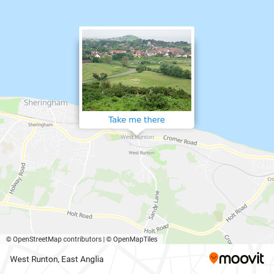 West Runton map