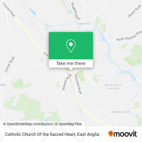 Catholic Church Of the Sacred Heart map