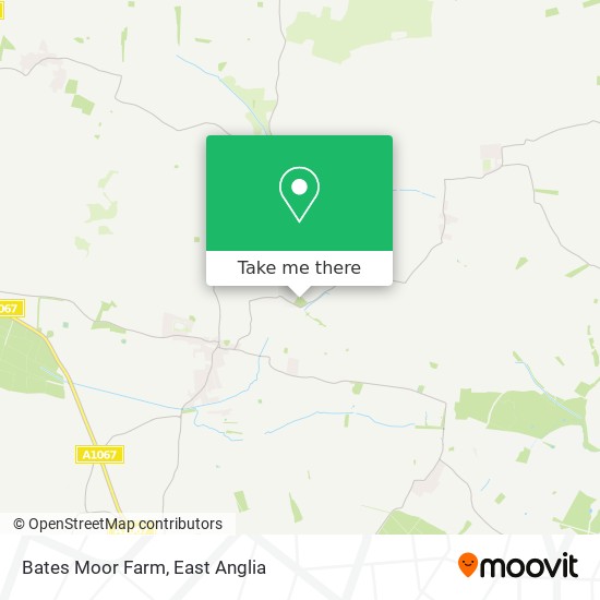 Bates Moor Farm map