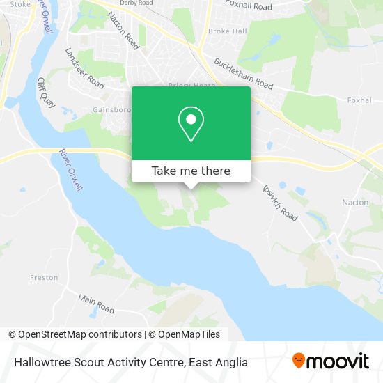 Hallowtree Scout Activity Centre map