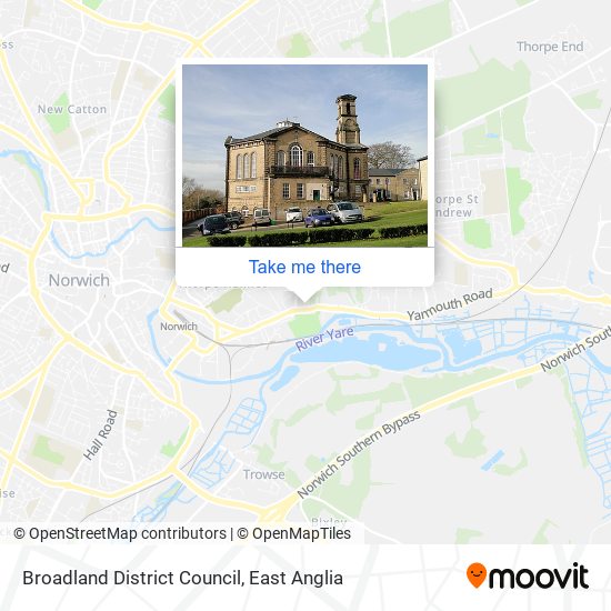 Broadland District Council map