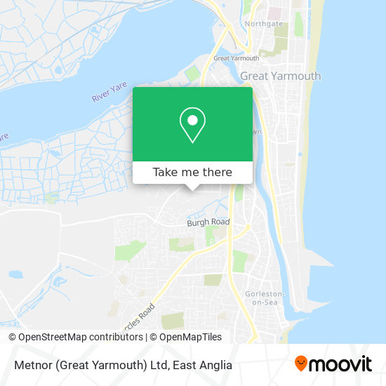 Metnor (Great Yarmouth) Ltd map