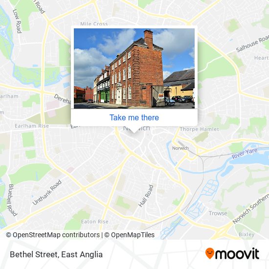 Bethel Street map